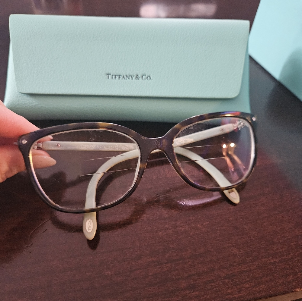 Tiffany and co. Glasses brown and teal